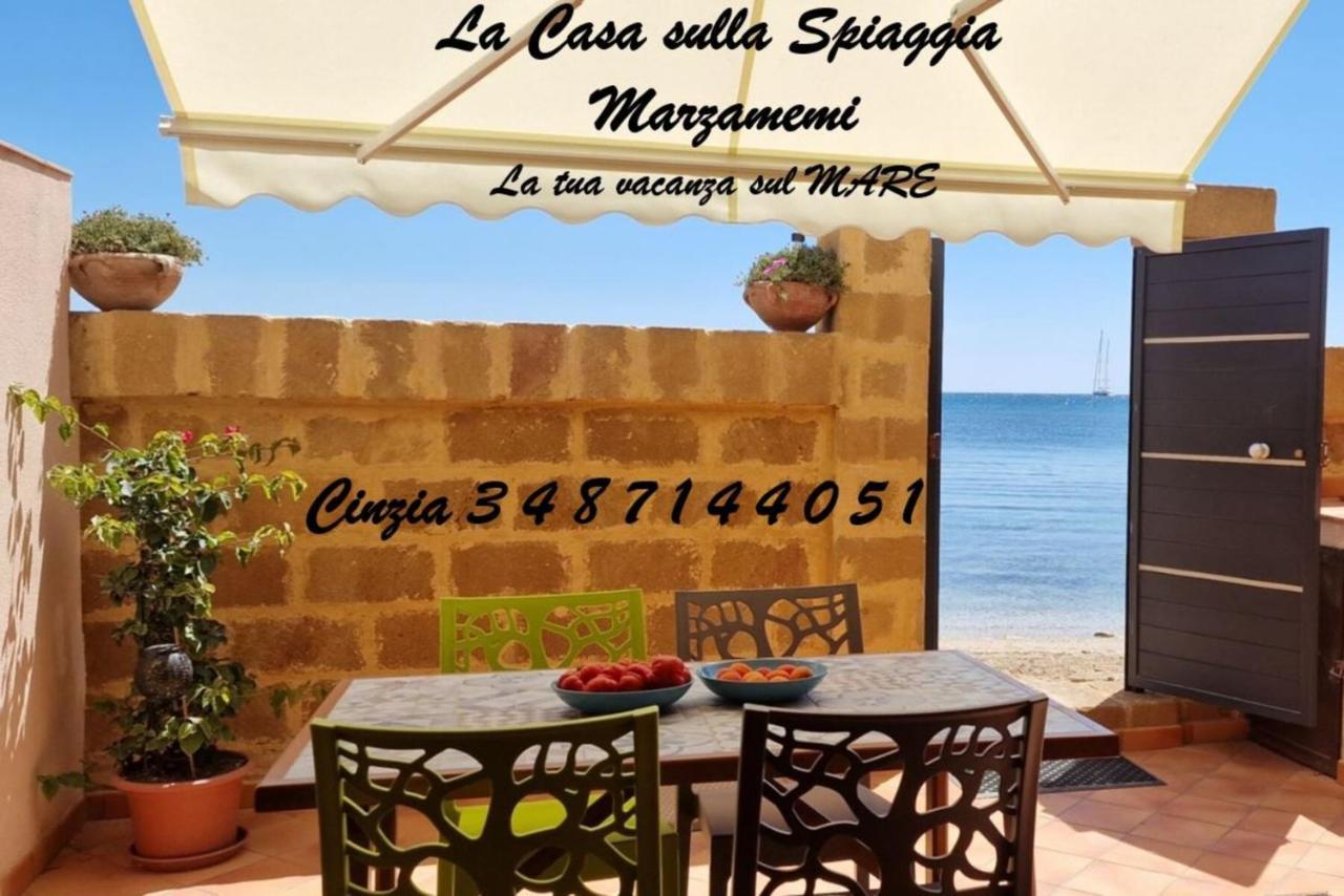 La Casa Sulla Spiaggia Marzamemi Exteriör bild